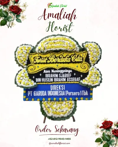 Papan Bunga Duka di Sindang Sari