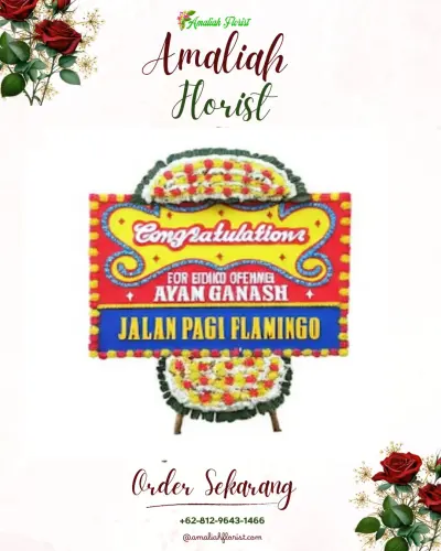 Bunga Papan Congratulation di Sindang Sari